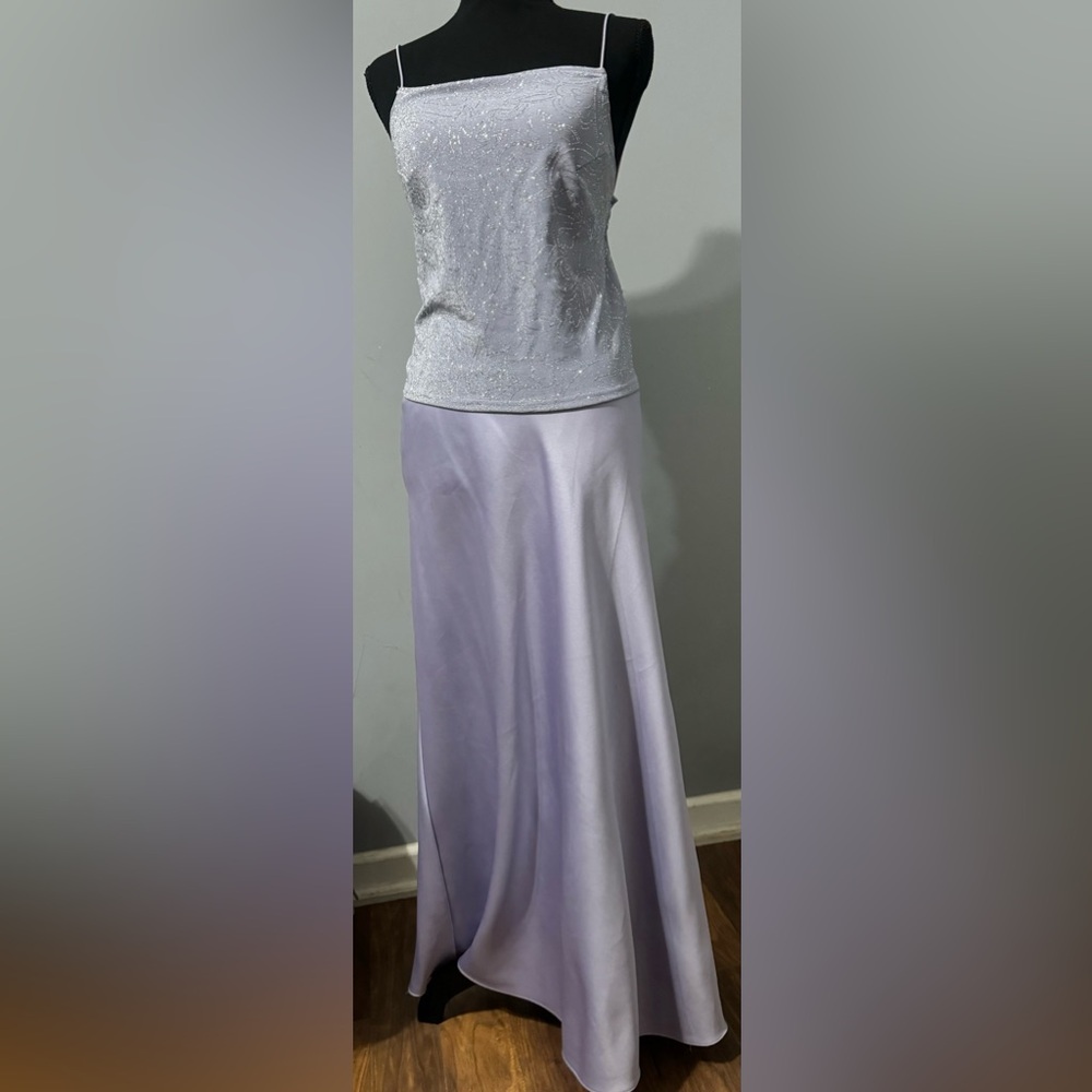 JUMP Apparel co Lavender 2 piece top and skirt
